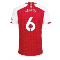 Arsenal Gabriel Magalhaes #6 Domáci futbalový dres 2023-24 Krátky Rukáv